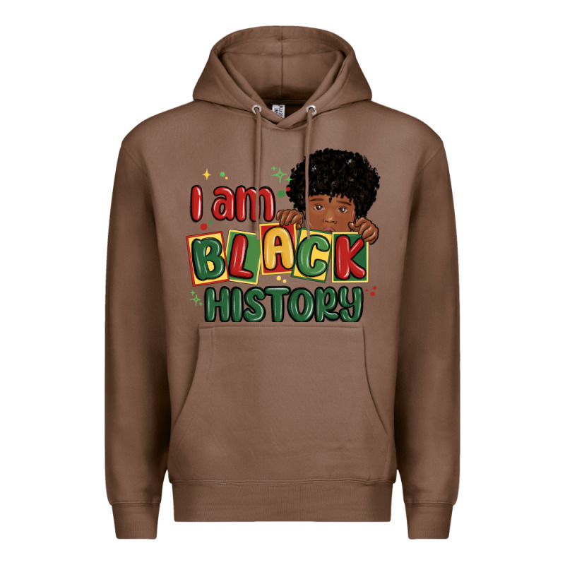 I Am Black History Black Boy Premium Hoodie by MaliasSmallBusiness | Teevron