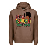 Chestnut i am black history black boy Premium Hoodie - MaliasSmallBusiness
