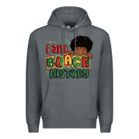 Rock i am black history black boy Premium Hoodie - MaliasSmallBusiness