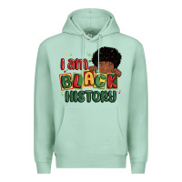 Seafoam i am black history black boy Premium Hoodie - MaliasSmallBusiness