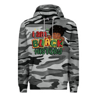 Slate Camo i am black history black boy Premium Hoodie - MaliasSmallBusiness