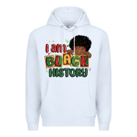 White i am black history black boy Premium Hoodie - MaliasSmallBusiness
