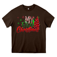 My First Christmas Heavy Core Tee | Teevron