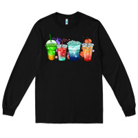 Black tea junkie coffee cups Long Sleeve Tee - Zillion Design Studio