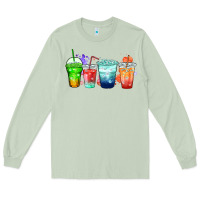 Matcha tea junkie coffee cups Long Sleeve Tee - Zillion Design Studio