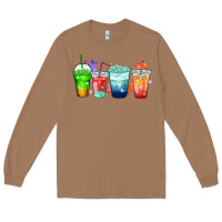 Toasted Coconut tea junkie coffee cups Long Sleeve Tee - Zillion Design Studio