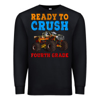 Black ready to crush fourth grade Premium Sweatshirt - Artiststas
