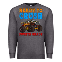 Charcoal Heather ready to crush fourth grade Premium Sweatshirt - Artiststas