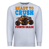 Heather Grey ready to crush fourth grade Premium Sweatshirt - Artiststas
