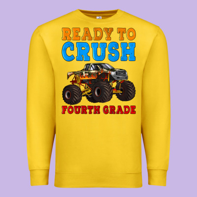Ready To Crush Fourth Grade Premium Sweatshirt Designed By Artiststas