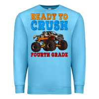 Ocean Blue ready to crush fourth grade Premium Sweatshirt - Artiststas