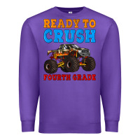Purple ready to crush fourth grade Premium Sweatshirt - Artiststas