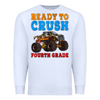 White ready to crush fourth grade Premium Sweatshirt - Artiststas