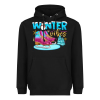 Black winter vibes Heavyweight Hoodie - BundleAndBundleShop