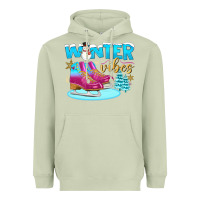 Matcha winter vibes Heavyweight Hoodie - BundleAndBundleShop
