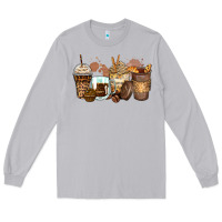 Moon Dust leopard coffee cups Long Sleeve Tee - Zillion Design Studio