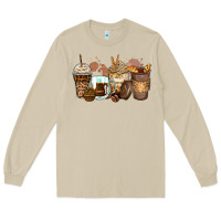Mushroom leopard coffee cups Long Sleeve Tee - Zillion Design Studio