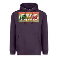 Plum ho ho ho Heavyweight Hoodie - BundleAndBundleShop