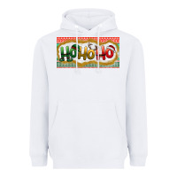 White ho ho ho Heavyweight Hoodie - BundleAndBundleShop