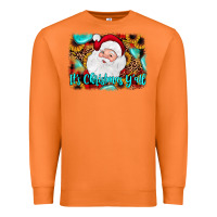 Carrot it's Christmas y'all background Premium Sweatshirt - JahusDesignShop