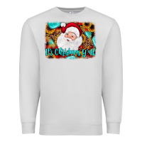 Dove Grey it's Christmas y'all background Premium Sweatshirt - JahusDesignShop