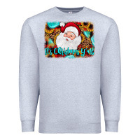 Heather Grey it's Christmas y'all background Premium Sweatshirt - JahusDesignShop