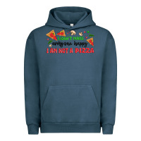 Pigment Midnight Navy i cant make everyone happy i an not a pizza Urban Hoodie - MaliasSmallBusiness