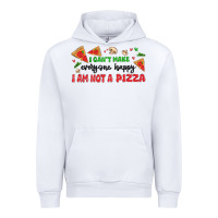 White i cant make everyone happy i an not a pizza Urban Hoodie - MaliasSmallBusiness