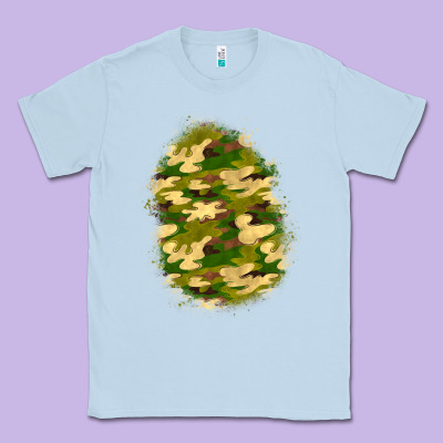 Camouflage Patch 4 Classic Tee Designed By Bundleandbundleshop