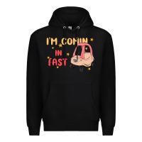 Black i'm comin in fast Premium Hoodie - MaliasSmallBusiness