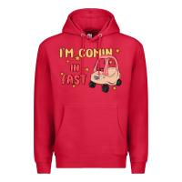 Cardinal i'm comin in fast Premium Hoodie - MaliasSmallBusiness