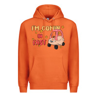 Carrot i'm comin in fast Premium Hoodie - MaliasSmallBusiness