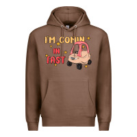 Chestnut i'm comin in fast Premium Hoodie - MaliasSmallBusiness