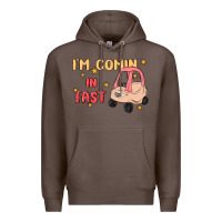 Coffee i'm comin in fast Premium Hoodie - MaliasSmallBusiness