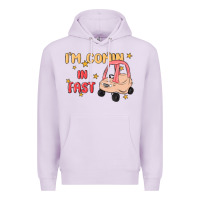 Lilac i'm comin in fast Premium Hoodie - MaliasSmallBusiness