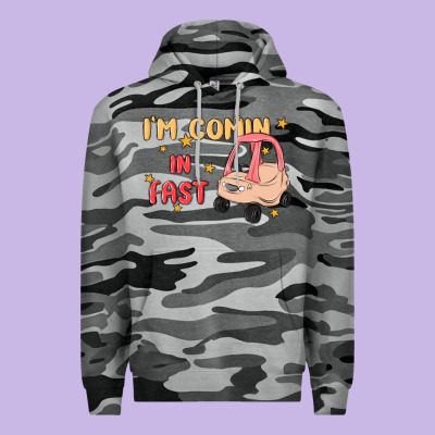 I'm Comin In Fast Premium Hoodie Designed By Maliassmallbusiness