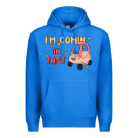 True Royal i'm comin in fast Premium Hoodie - MaliasSmallBusiness