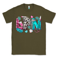 Army Green lpn Classic Tee - texasbilliewilder