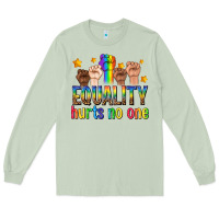 Matcha equality hurts no one with fists Long Sleeve Tee - texasbilliewilder