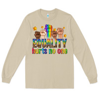 Mushroom equality hurts no one with fists Long Sleeve Tee - texasbilliewilder