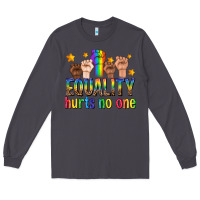 Smoke equality hurts no one with fists Long Sleeve Tee - texasbilliewilder