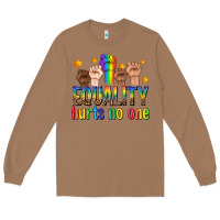 Toasted Coconut equality hurts no one with fists Long Sleeve Tee - texasbilliewilder