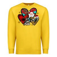 Lemon Christmas heart Premium Sweatshirt - JahusDesignShop