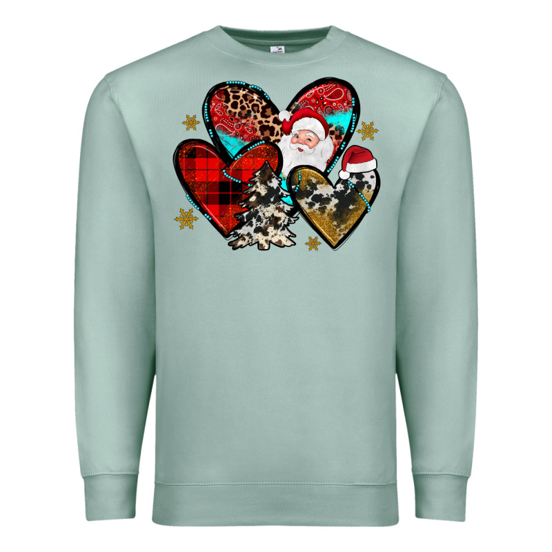 Christmas Heart Premium Sweatshirt by JahusDesignShop | Teevron