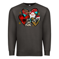 Smoke Christmas heart Premium Sweatshirt - JahusDesignShop