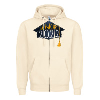 Senior 2022 Graduation Cap Zipper Hoodie | Teevron