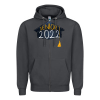 Smoke senior 2022 graduation cap Zipper Hoodie - RanaPortraitStore