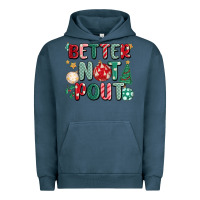 Pigment Midnight Navy better not pout Urban Hoodie - MaliasSmallBusiness