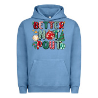 Pigment Pebble Blue better not pout Urban Hoodie - MaliasSmallBusiness