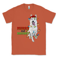 Copper merry and bright white shepherd Classic Tee - RanaPortraitStore